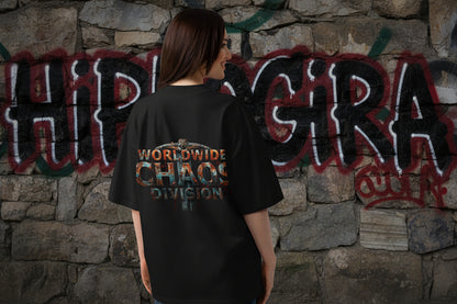 HippoGira  CHAOS DIVISION Oversized Tee