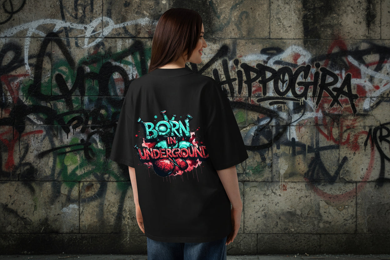 HippoGira Underground Oversized Tee