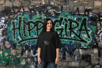 Product mockupHippoGira organic LESS NORMAL. MORE REAL Oversized T-Shirt