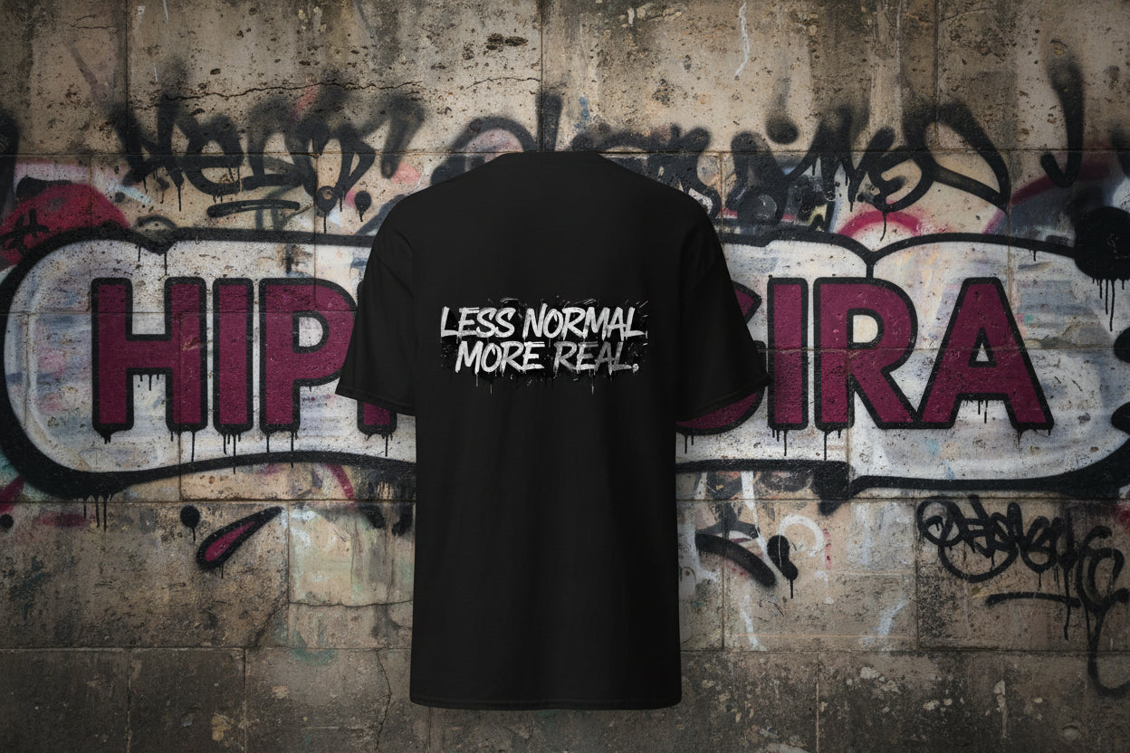 HippoGira LESS NORMAL. MORE REAL  Signature Tee