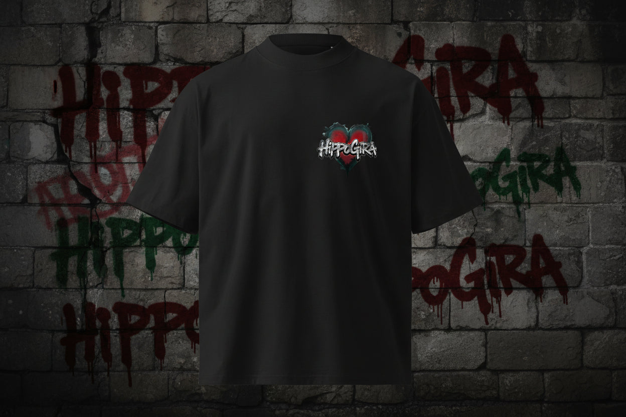 HippoGira  CHAOS DIVISION Oversized Tee