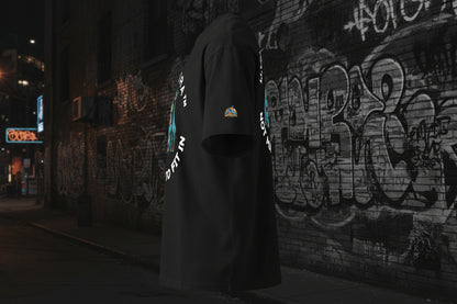 HippoGira organic NOT MADE TO FIT IN oversized heavyweight T-shirt